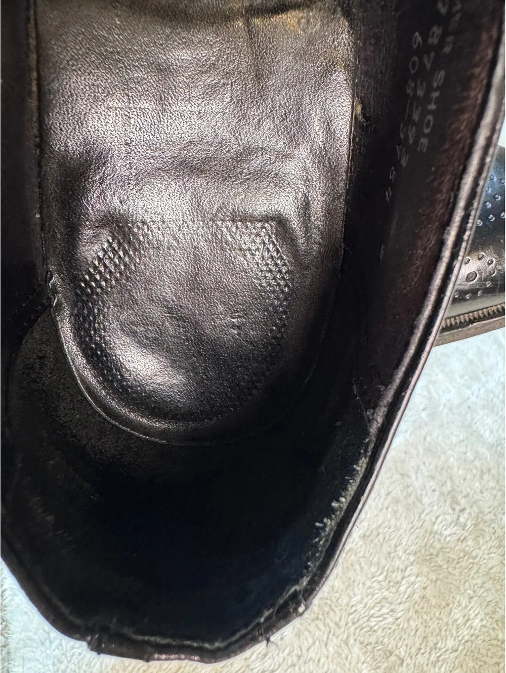 Vintage Stafford Comfort Plus Black Leather Wingtip Tassel Loafers -Men's Size 8